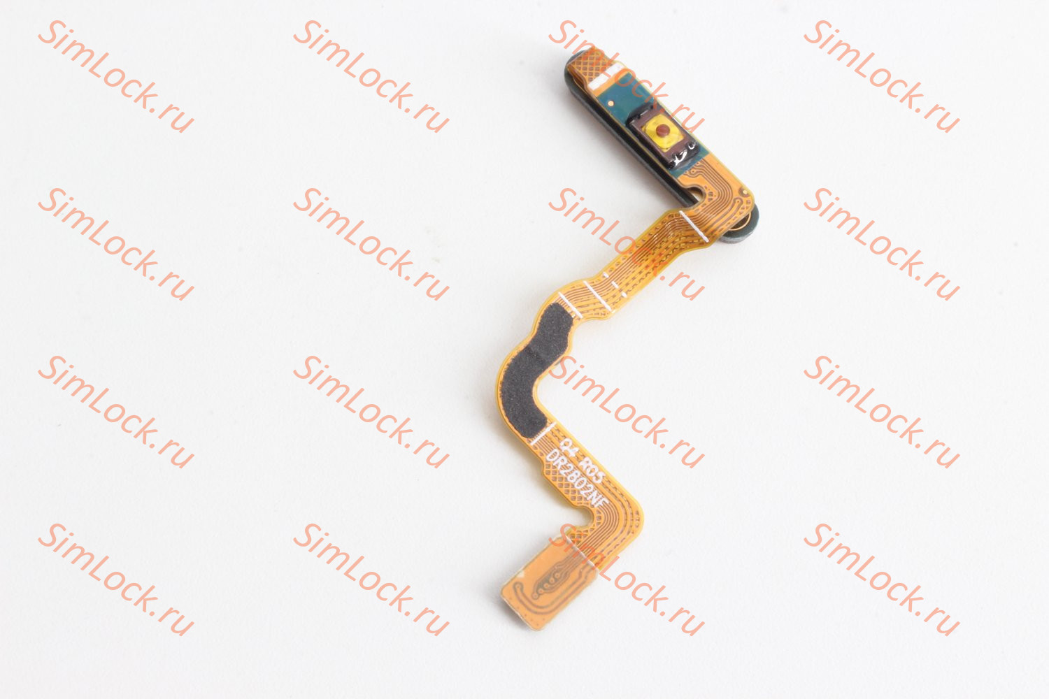 Шлейф Samsung F936 Galaxy Z Fold 4 кнопки включения и сканер отпечатка пальцев, бежевый (золото), К-1