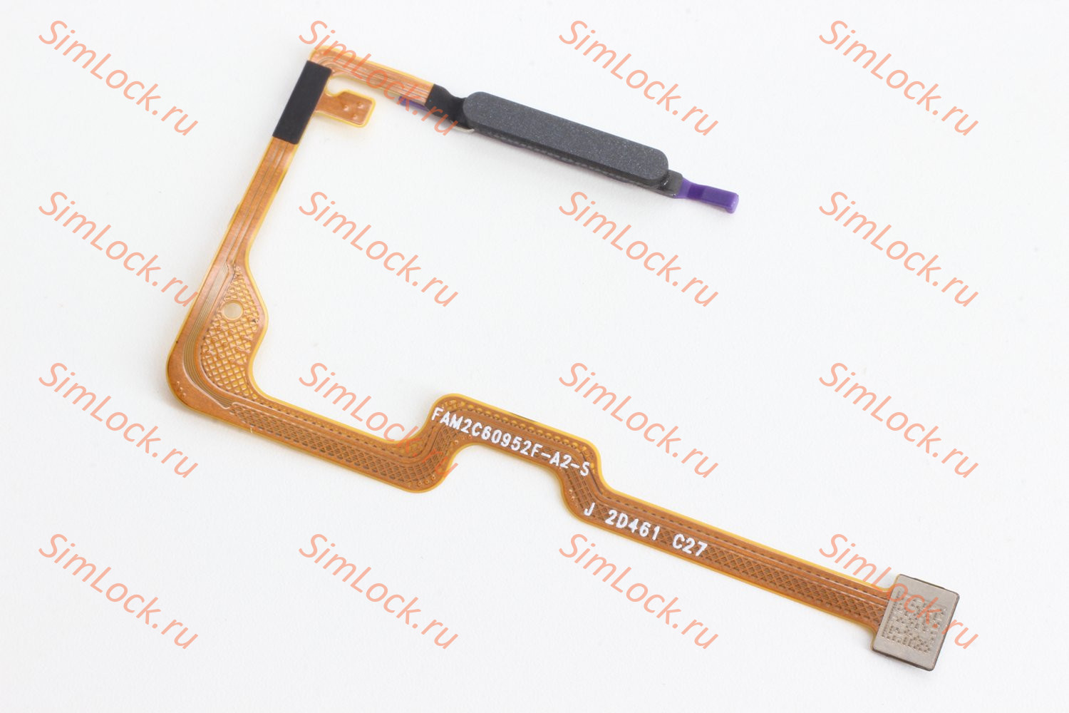 Шлейф Honor X7b (CLK-LX1), 90 Smart (CLK-NX1) со сканером отпечатка, черный, К-1