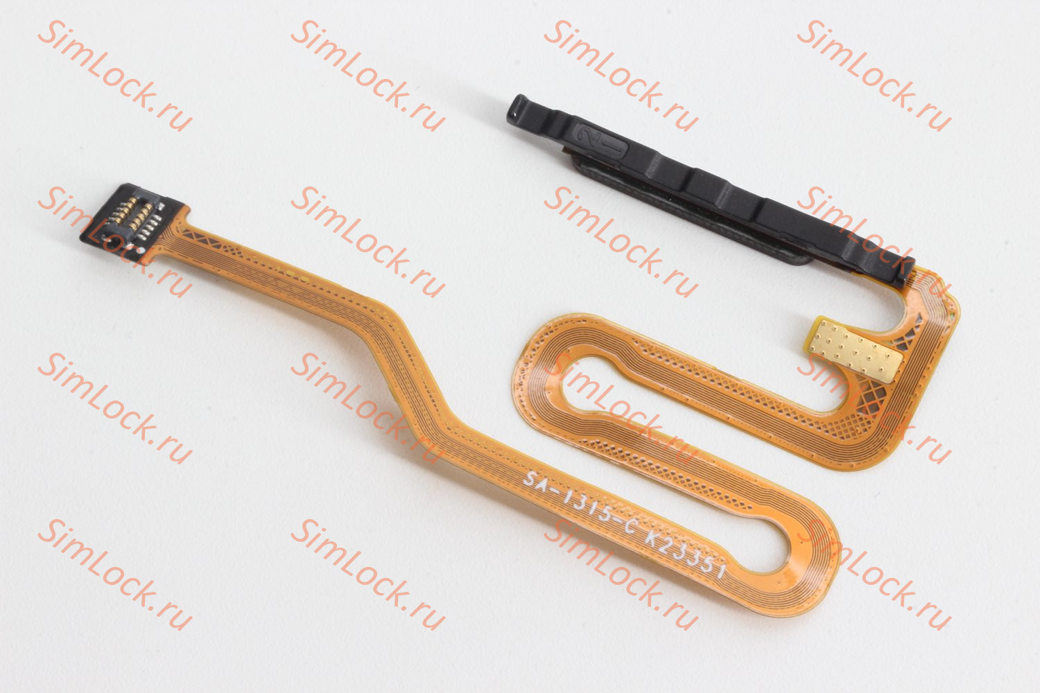 Шлейф Huawei Nova Y61 (EVE-LX9N) со сканером отпечатка, черный, К-1