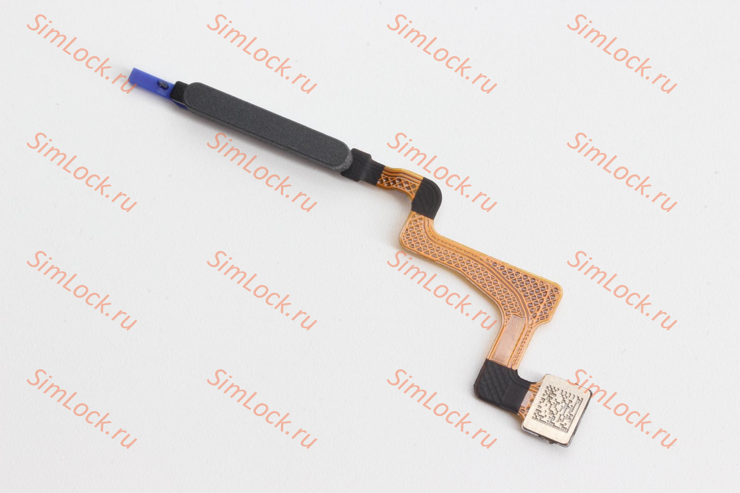 Шлейф Huawei Nova Y70 (MGA-LX9N), Nova Y72 (MGA-LX3), Nova Y91 (STG-LX1) со сканером отпечатка, черный, К-1