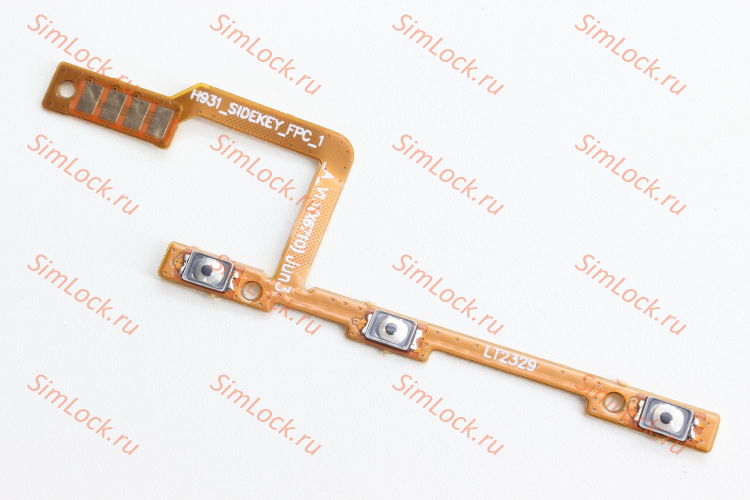 Шлейф Infinix GT 10 Pro (X6739), Note 30 VIP (X6710), Tecno Camon 20 Pro 5G (CK8n) кнопки включения и громкости, К-1