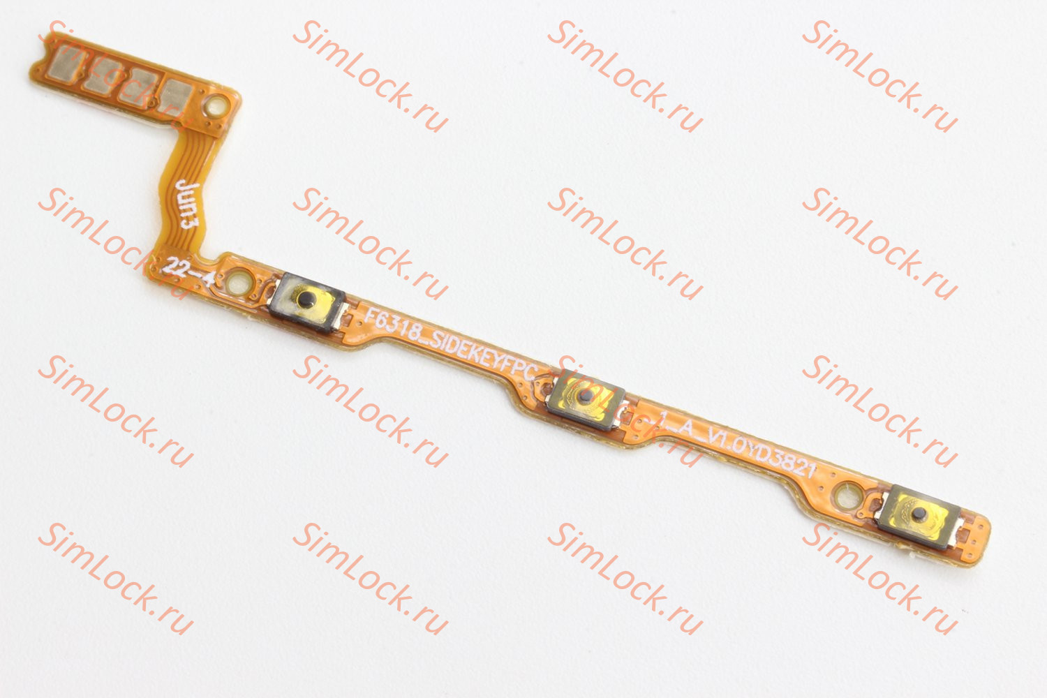 Шлейф Infinix Hot 20i (X665E), Smart 6 (X6511), Smart 6 HD (X6512) кнопки включения и громкости, К-1