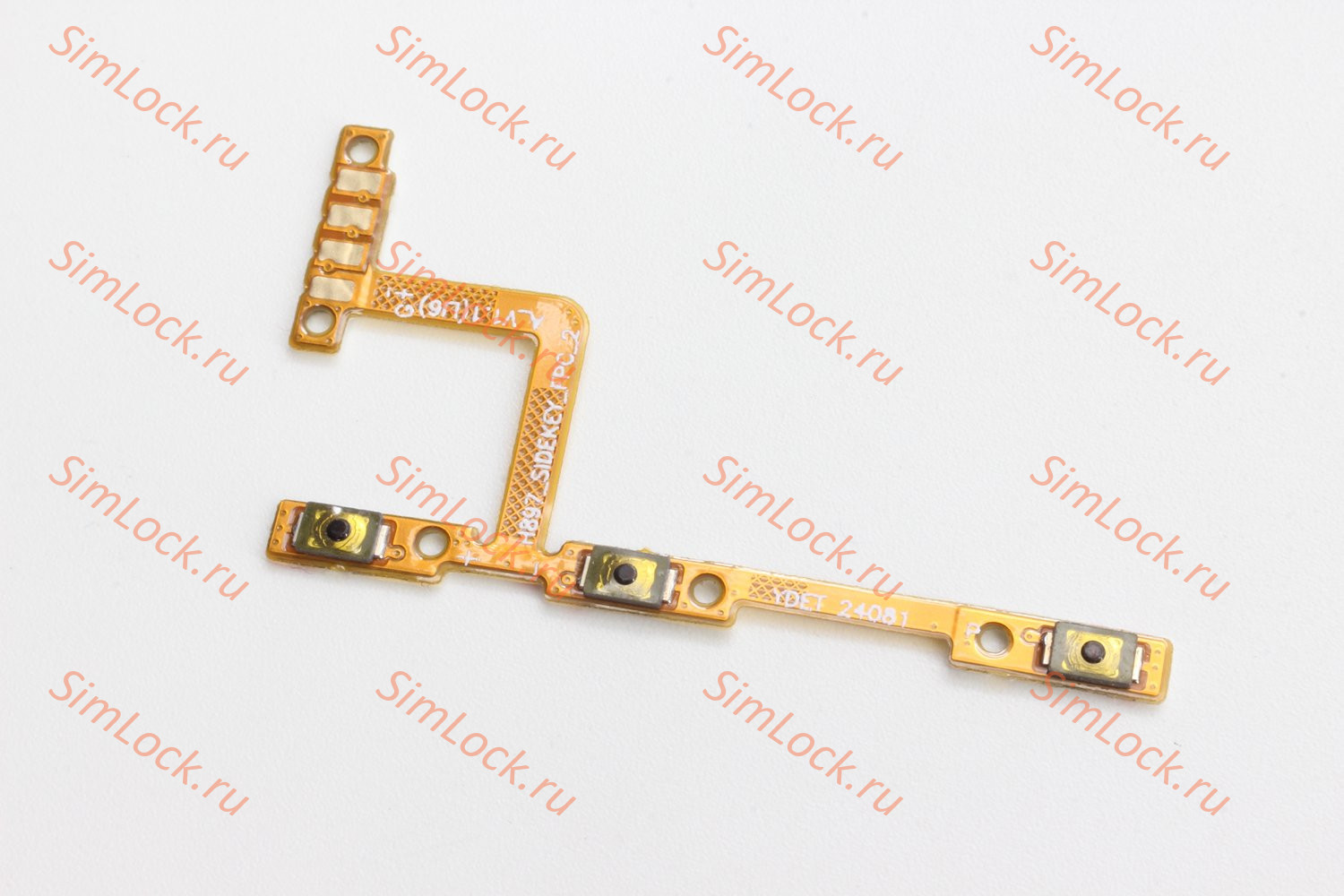 Шлейф Infinix Hot 40 (X6836), Hot 40 Pro (X6837), Tecno Spark 20 Pro (KJ6), Pova 6 Neo 4G (LI6) кнопки включения и громкости, К-1