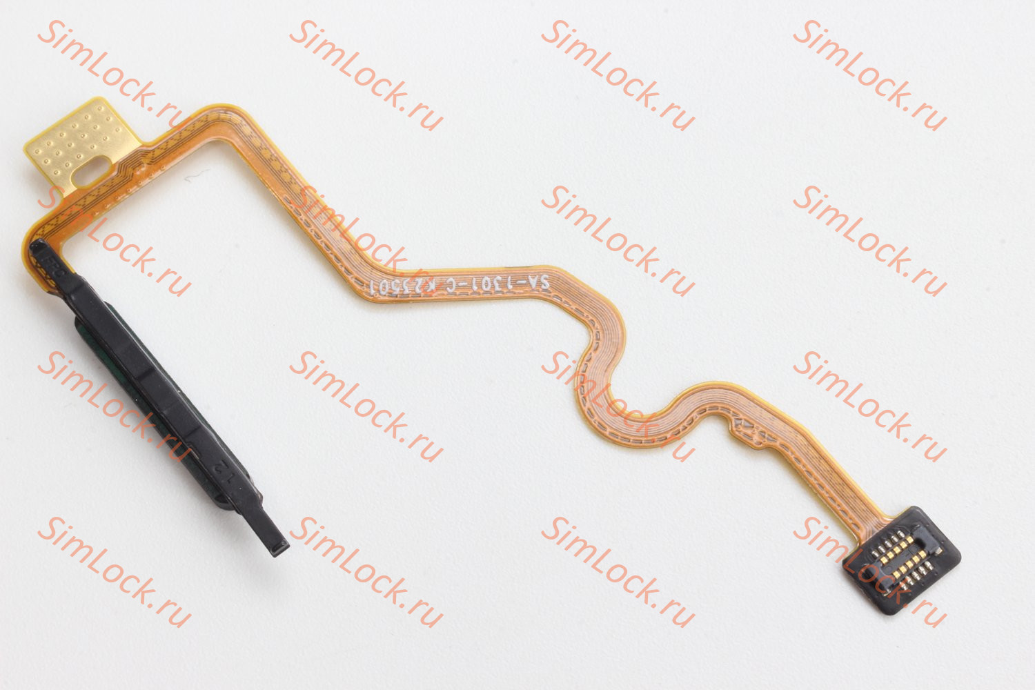 Шлейф Infinix Hot 30i (X669), Hot 30 Play (X6835B), Note 30 4G (X6833B), Note 30 Pro (X678B), Note 30i (X6716), Tecno Pova 5 (LH7n), Pova 5 Pro 5G (LH8n) со сканером отпечатка, черный, К-1