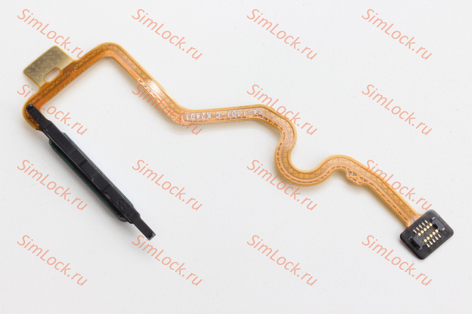 Шлейф Infinix Hot 30i (X669), Hot 30 Play (X6835B), Note 30 4G (X6833B), Note 30 Pro (X678B), Note 30i (X6716), Tecno Pova 5 (LH7n), Pova 5 Pro 5G (LH8n) со сканером отпечатка, синий, К-1