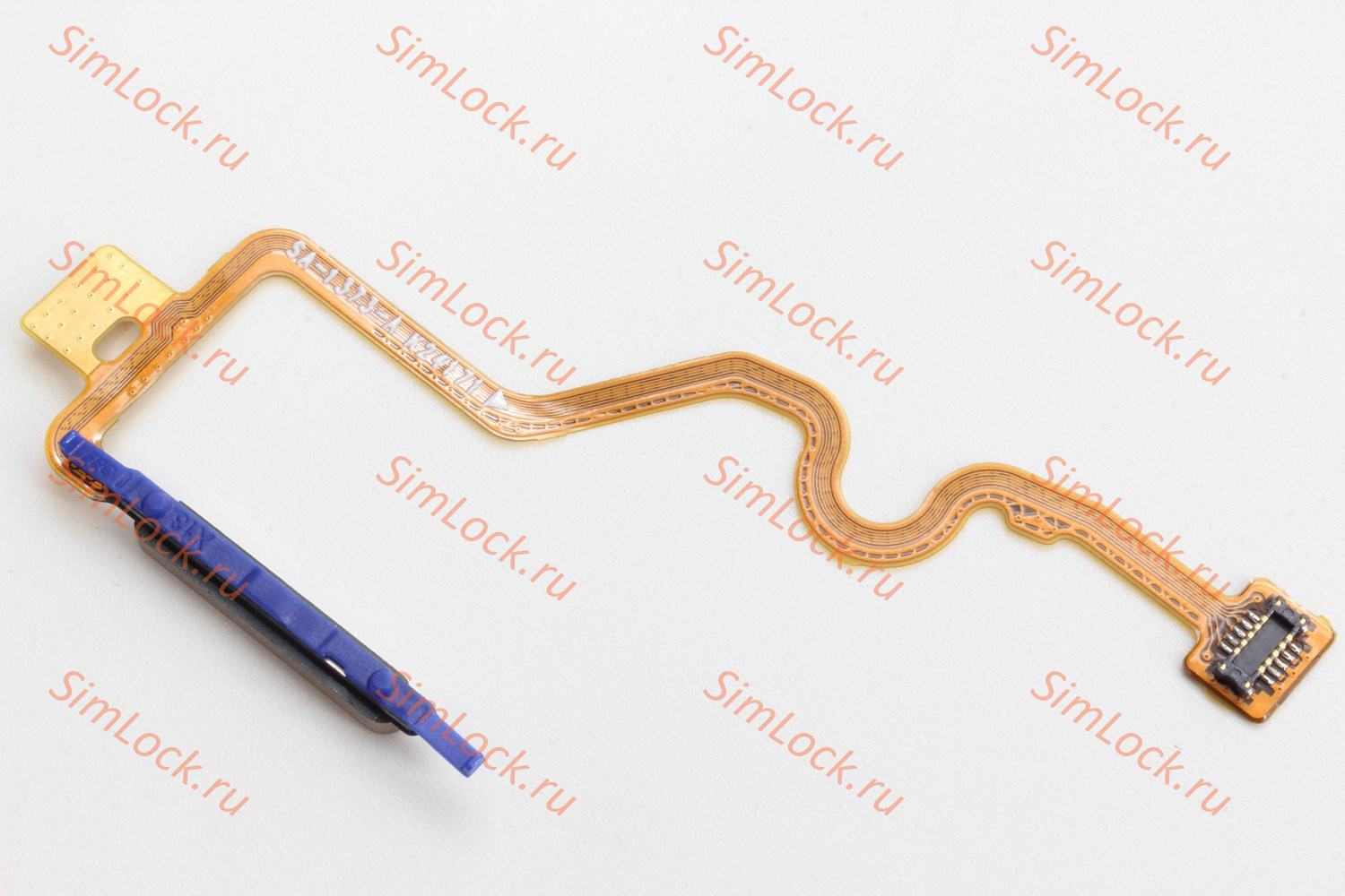 Шлейф Infinix Hot 30i (X669), Hot 30 Play (X6835B), Note 30 4G (X6833B), Note 30 Pro (X678B), Note 30i (X6716), Tecno Pova 5 (LH7n), Pova 5 Pro 5G (LH8n) со сканером отпечатка, золото, К-1