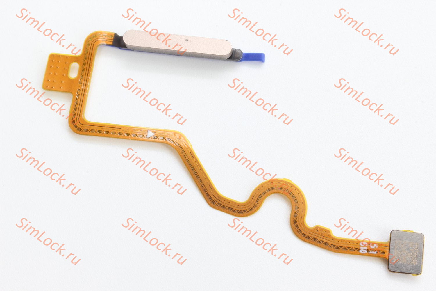 Шлейф Infinix Hot 30i (X669), Hot 30 Play (X6835B), Note 30 4G (X6833B), Note 30 Pro (X678B), Note 30i (X6716), Tecno Pova 5 (LH7n), Pova 5 Pro 5G (LH8n) со сканером отпечатка, золото, К-1