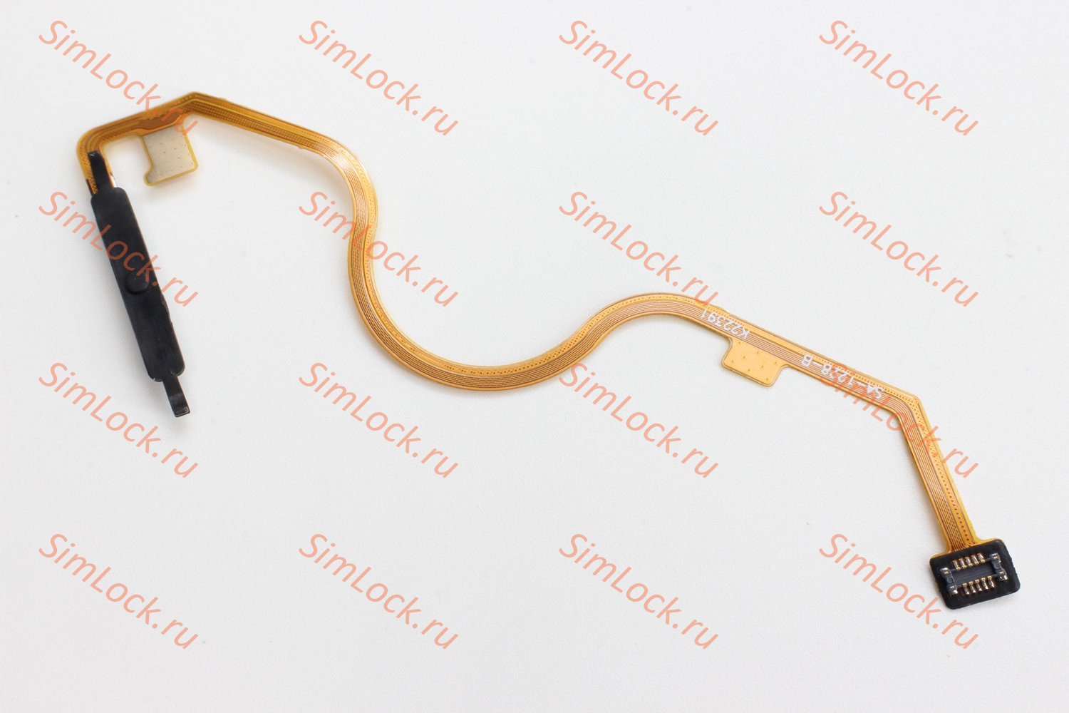 Шлейф Infinix Note 11 (X663b), Note 12 (X663D), Tecno Pova Neo 3 (LH6n) со сканером отпечатка, черный, К-1