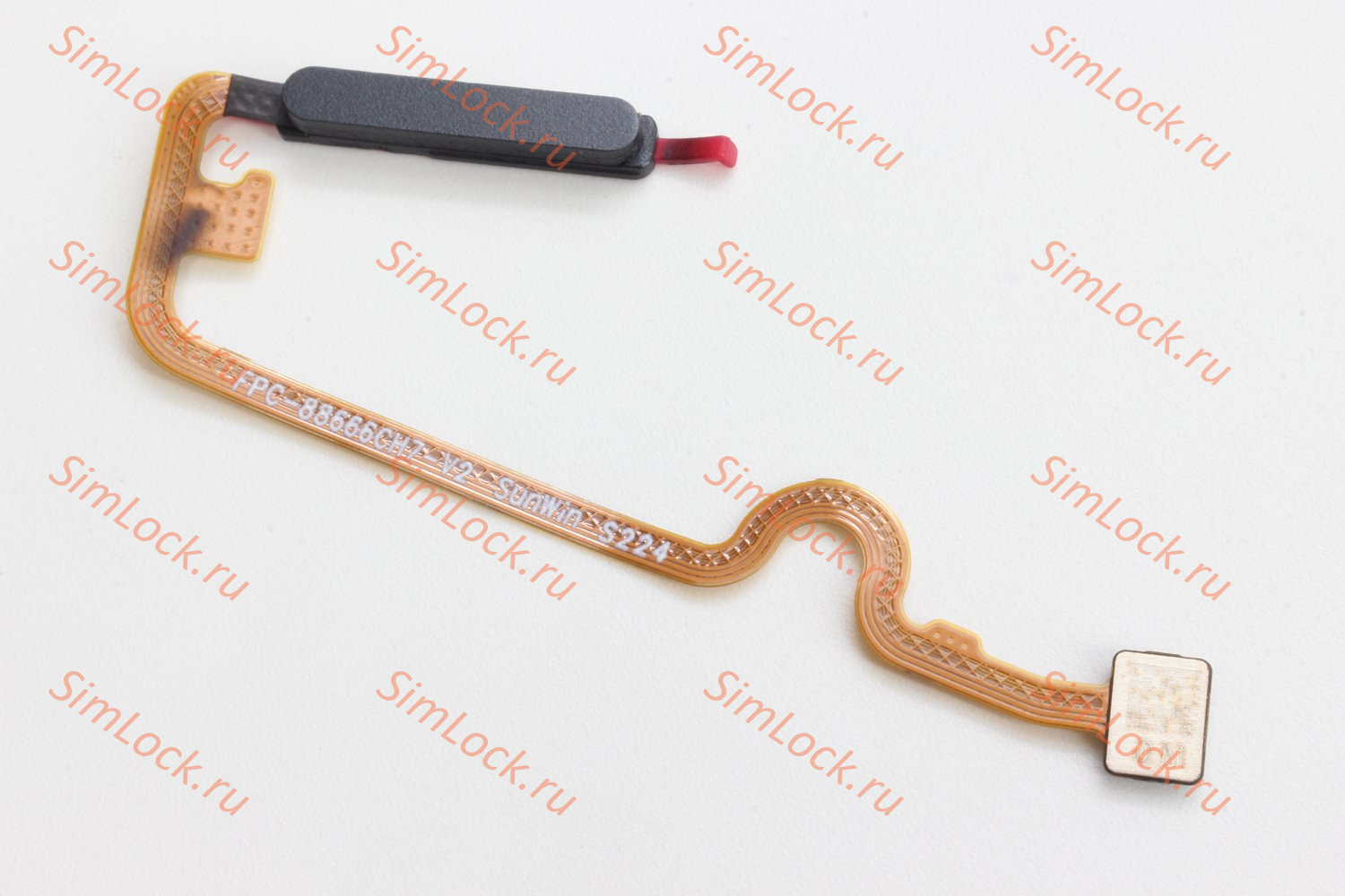 Шлейф Infinix Note 12 2023 (X676C), Note 12 Pro (X676B), Tecno Pova 4 Pro (LG8n) со сканером отпечатка, черный, К-1