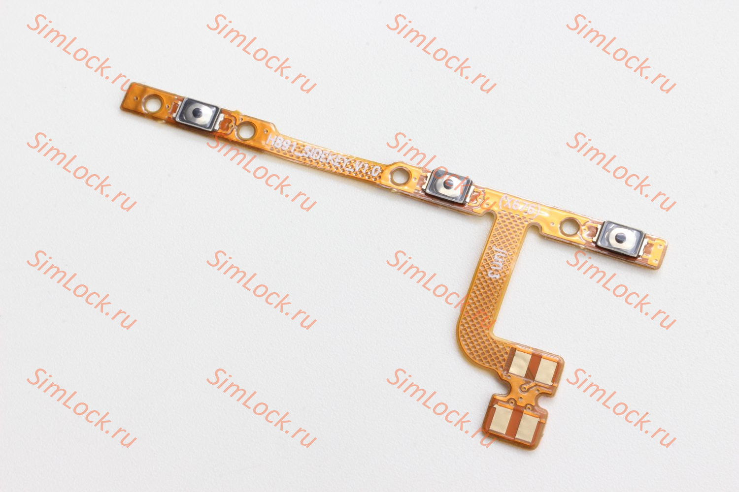 Шлейф Infinix Note 12 2023 (X676C), Note 12 Pro (X676B) кнопки включения и громкости, К-1