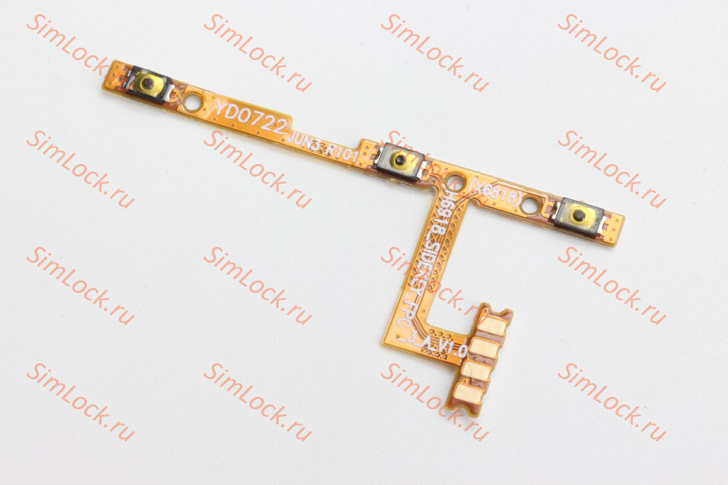 Шлейф Tecno Camon 19 Neo (CH6i), Spark 9 Pro (KH7N) кнопки включения и громкости, К-1