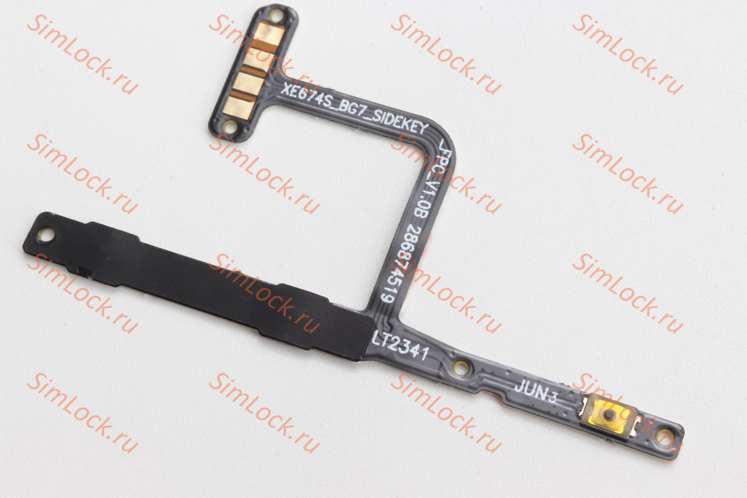 Шлейф Tecno Spark 20C (BG7n) кнопки включения и громкости, К-1