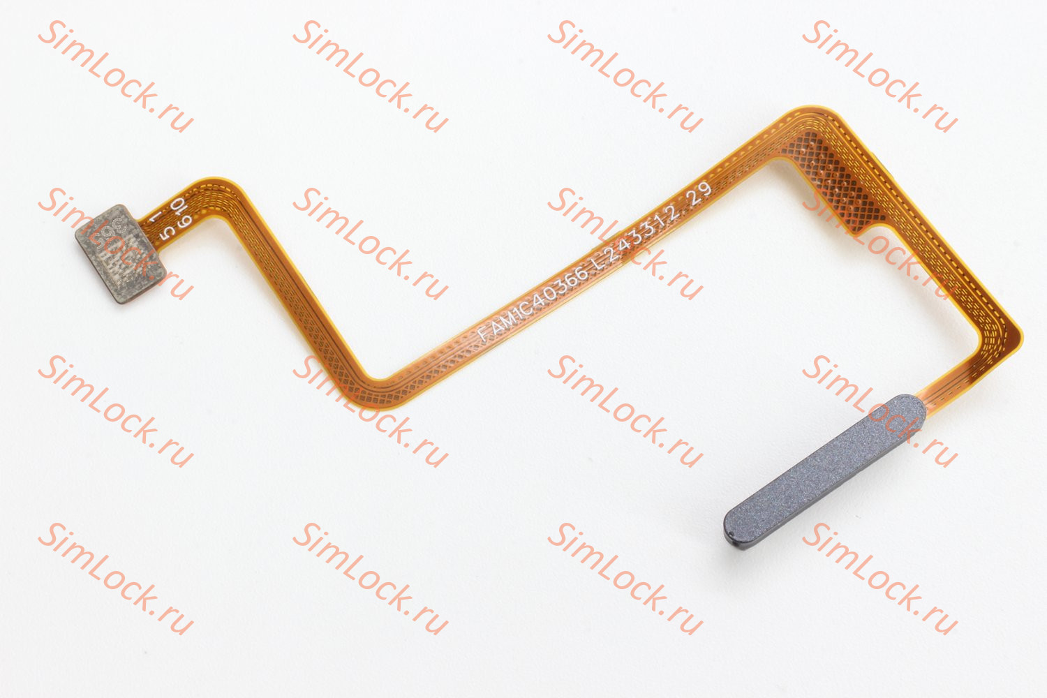 Шлейф Realme 10 Pro 5G (RMX3661) со сканером отпечатка, черный, К-1