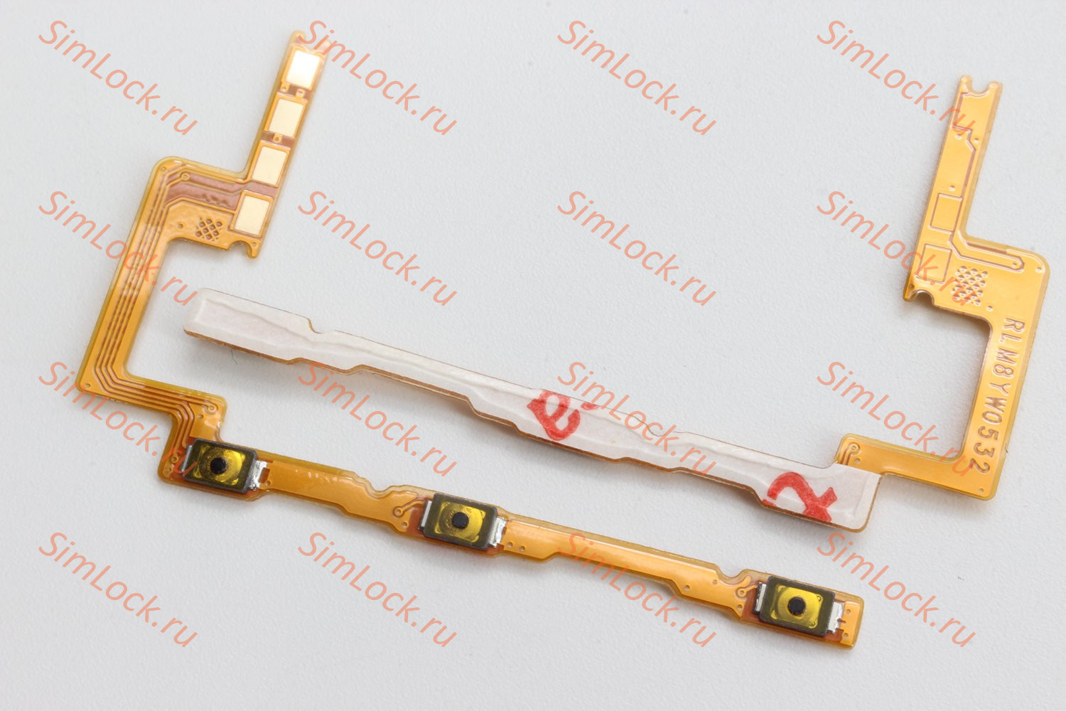 Шлейф Realme 8 4G (RMX3085), 8 Pro (RMX3081) кнопки включения и громкости, К-1