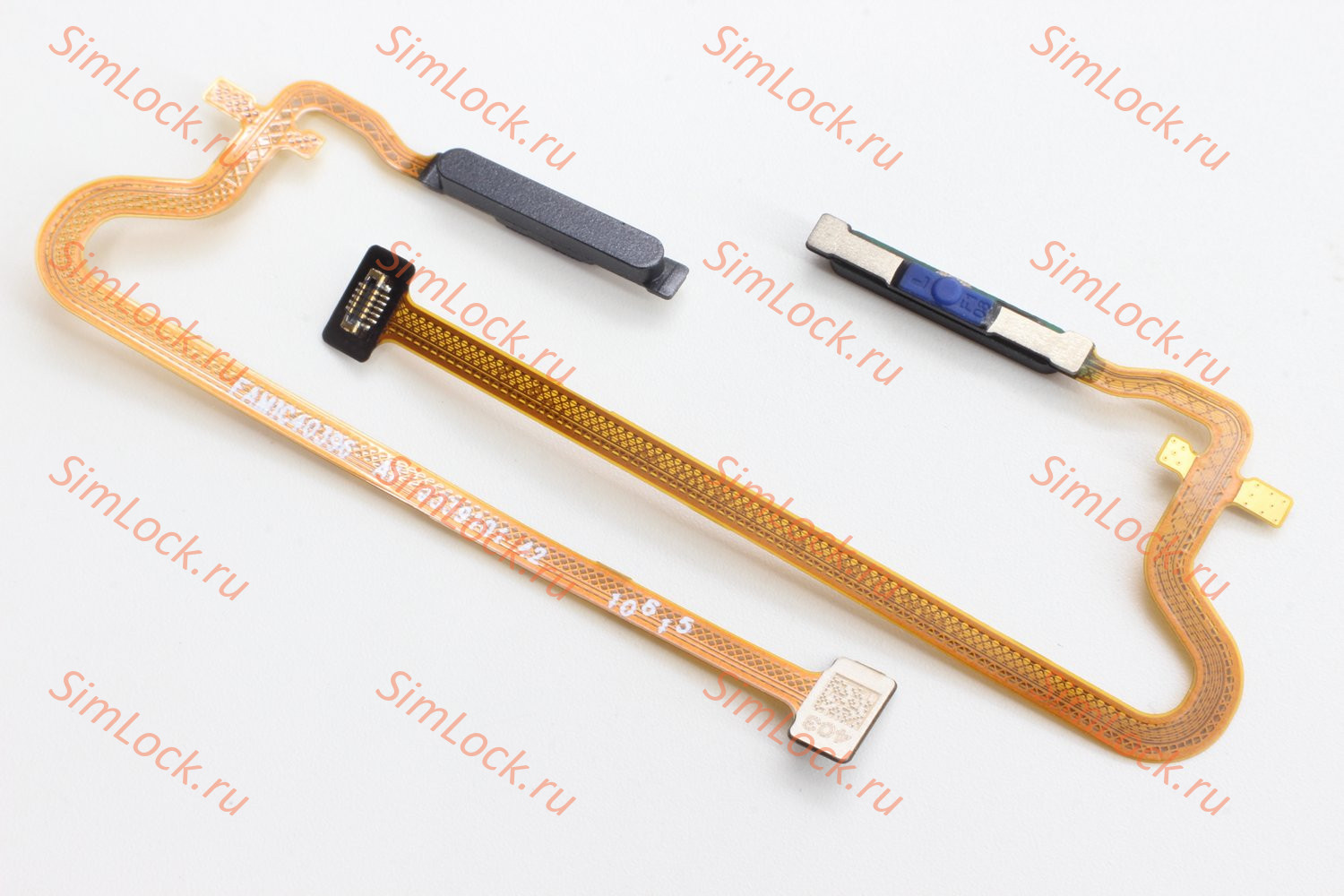 Шлейф Realme C51 (RMX3830), C53 (RMX3760), C61 (RMX3930), C63 4G (RMX3939), Note 50 (RMX3834) со сканером отпечатка, черный, К-1