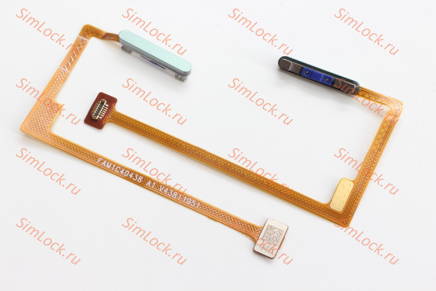 Шлейф Realme C67 4G (RMX3890) со сканером отпечатка, зеленый, К-1