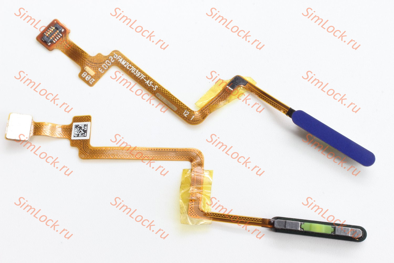 Шлейф Xiaomi Mi 10T (M2007J3SY), 10T Pro (M2007J3SG) сканер отпечатка пальцев, синий, К-1