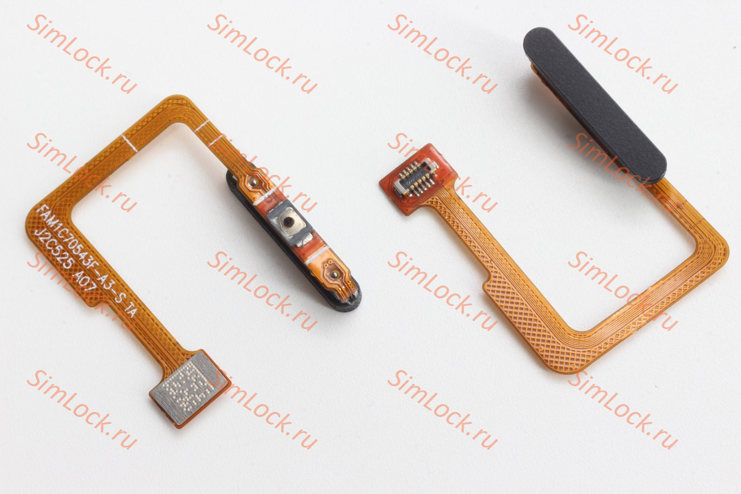 Шлейф Xiaomi Poco F5 (23049PCD8G), Redmi Note 12 Turbo (23049RAD8C) кнопки включения и сканер отпечатка пальцев, черный, К-1