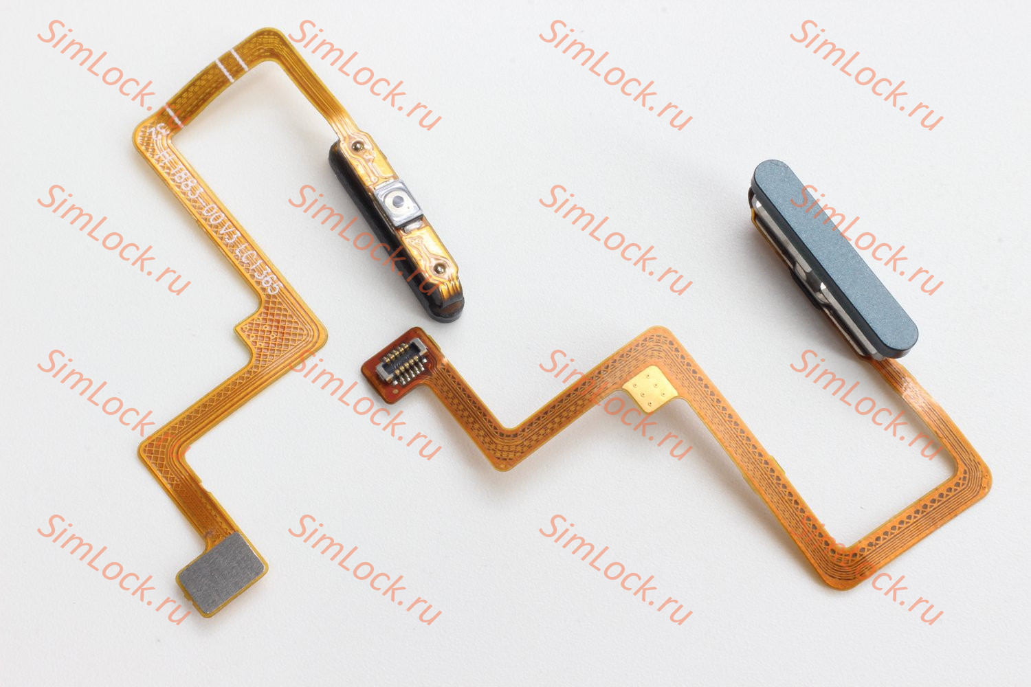 Шлейф Xiaomi Redmi Note 11 Pro+ Plus 5G (21091116UG) кнопки включения и сканер отпечатка пальцев, зеленый, К-1