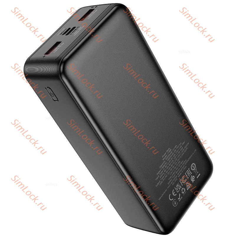 Внешний аккумулятор Hoco J136B 22.5W, 30000 мАч, черный