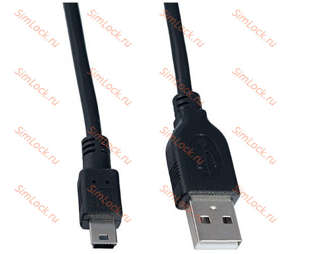 Кабель USB - mini USB Perfeo, 100см, черный