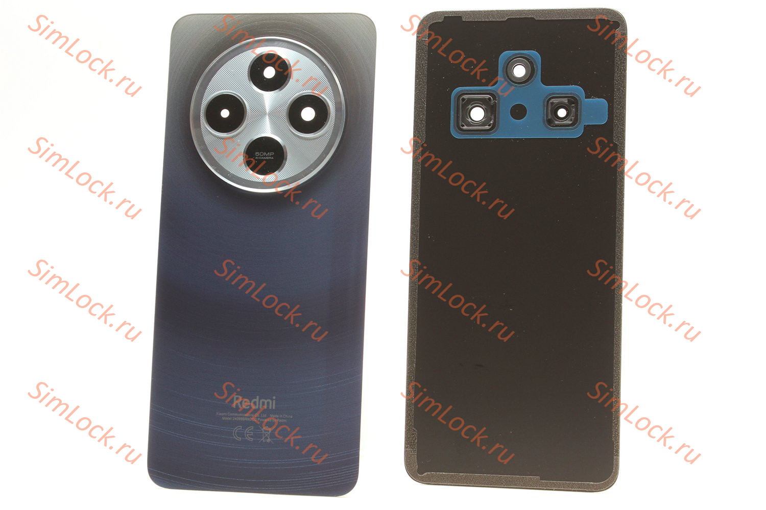 Задняя крышка Xiaomi Redmi 14C со стеклом камеры, голубой, К-1 (2411DRN47C, 2409BRN2CA)