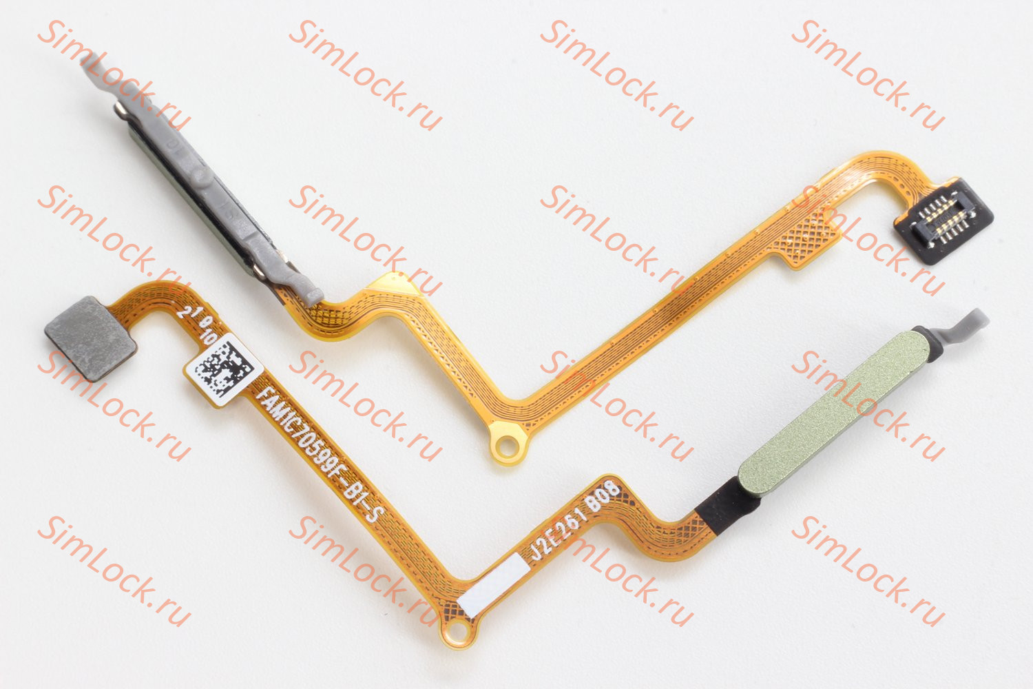 Шлейф Xiaomi Redmi 14C 4G , Poco C75 (2411DRN47C 2410FPCC5G) сканер отпечатка пальцев, зеленый, К-1