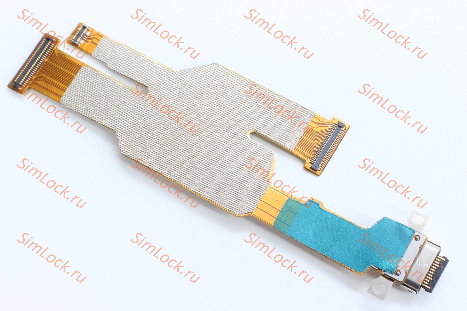 Нижний шлейф Asus ROG Phone 5 ZS673KS, ROG Phone 5s ZS676KS с разъемом зарядки, К-1