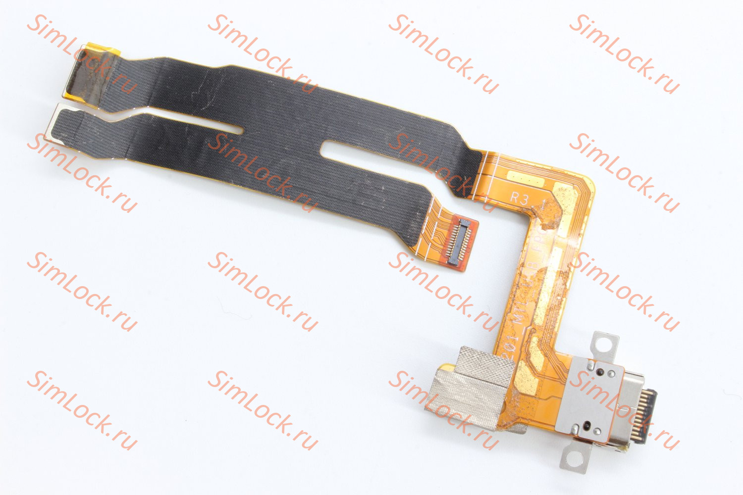 Нижний шлейф Asus ROG Phone 6 AI2201 с разъемом зарядки, оригинал с разбора