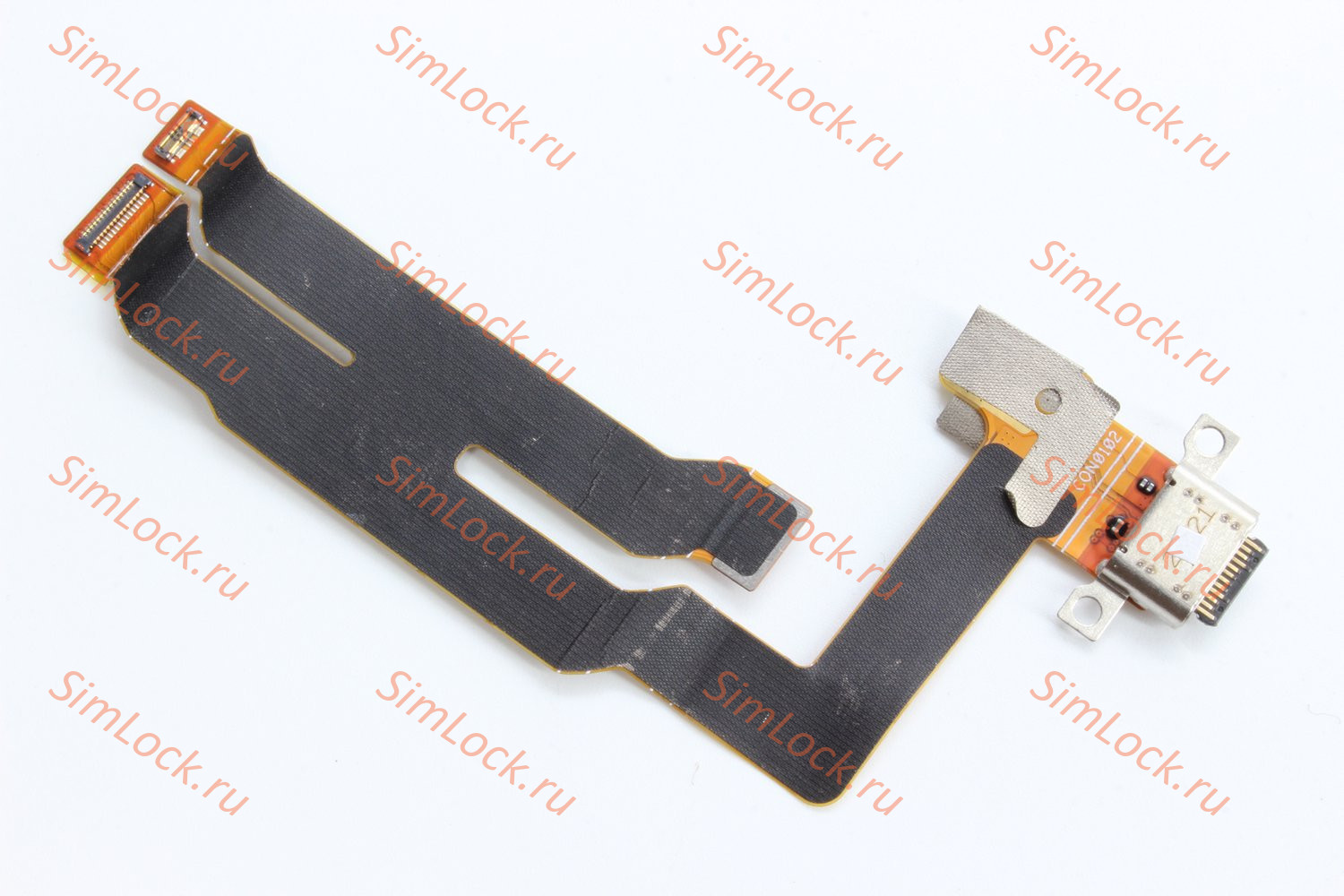 Нижний шлейф Asus ROG Phone 6 AI2201 с разъемом зарядки, оригинал с разбора