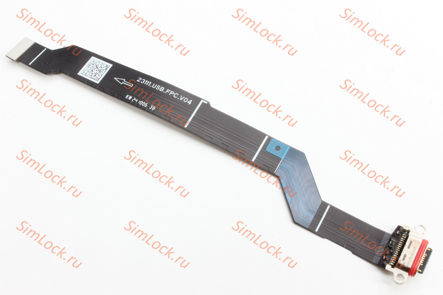 Нижний шлейф Nothing Phone 2a с разъемом зарядки, К-1