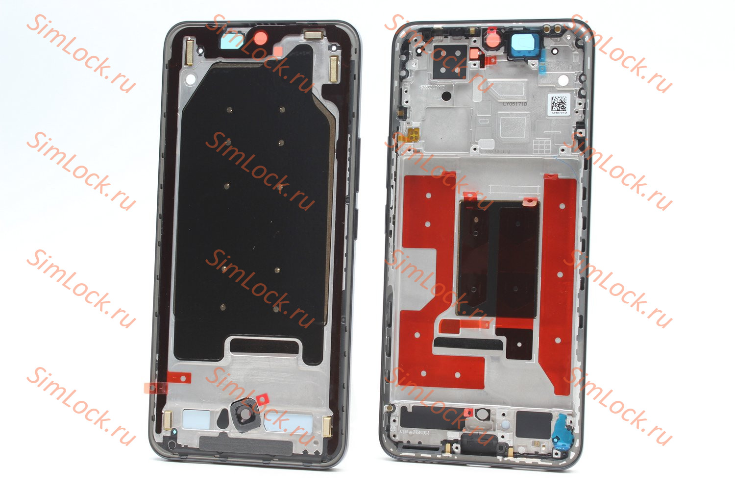 Рамка дисплея Honor 200 (ELI-NX9), черный, оригинал