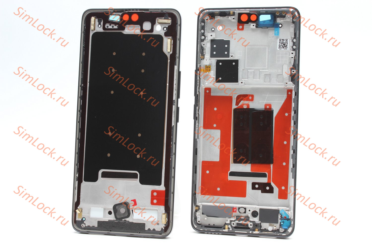 Рамка дисплея Honor 200 Pro (ELP-NX9), черный, оригинал