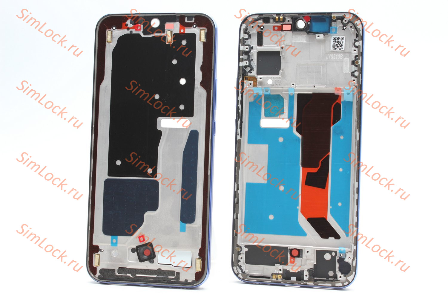 Рамка дисплея Huawei Nova  12s (FOA-LX9), синий, оригинал, с разбора