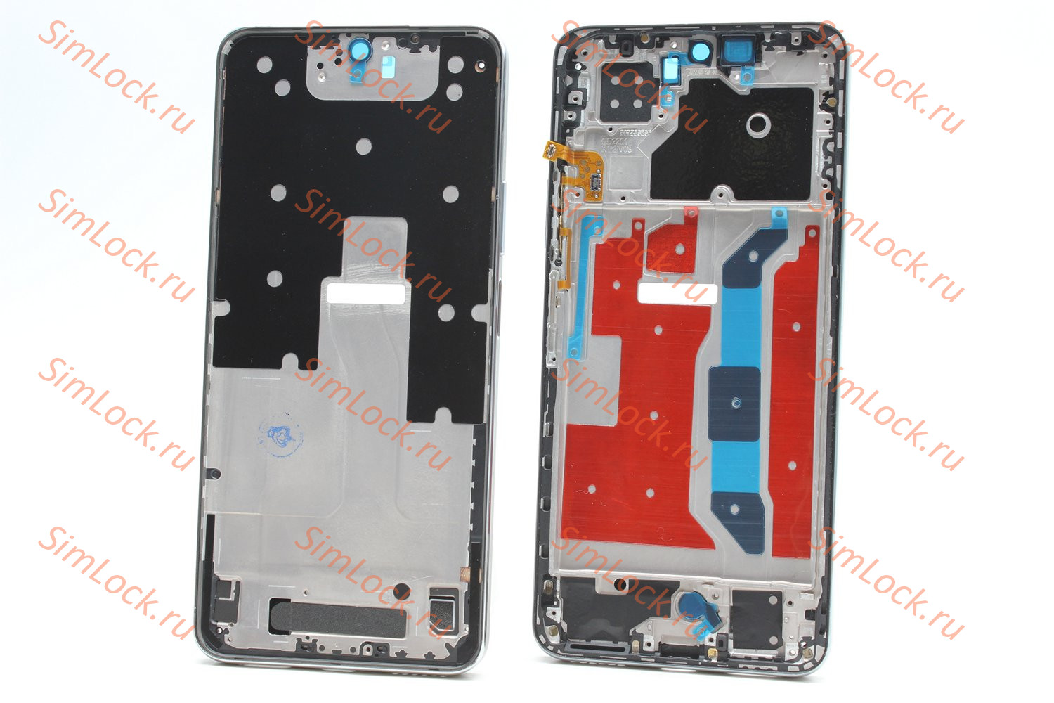 Рамка дисплея Huawei Nova 10 SE (BNE-LX1), 11 SE, 12 SE, белый (серебристый), оригинал с разбора