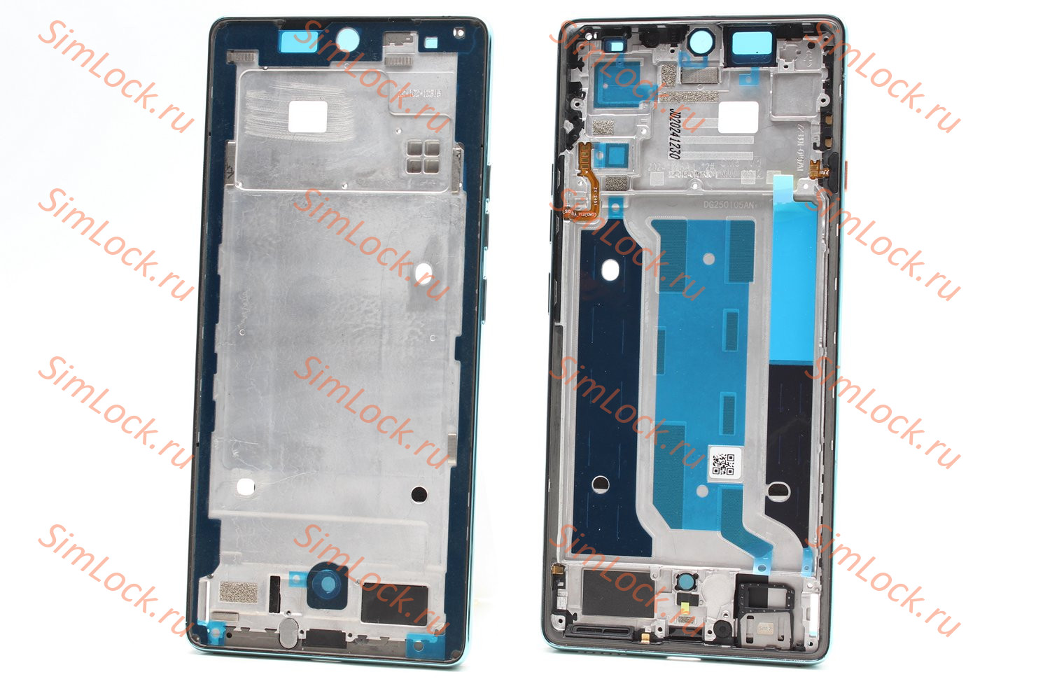 Рамка дисплея Tecno Camon 40 (CM5), зеленый, оригинал с разбора