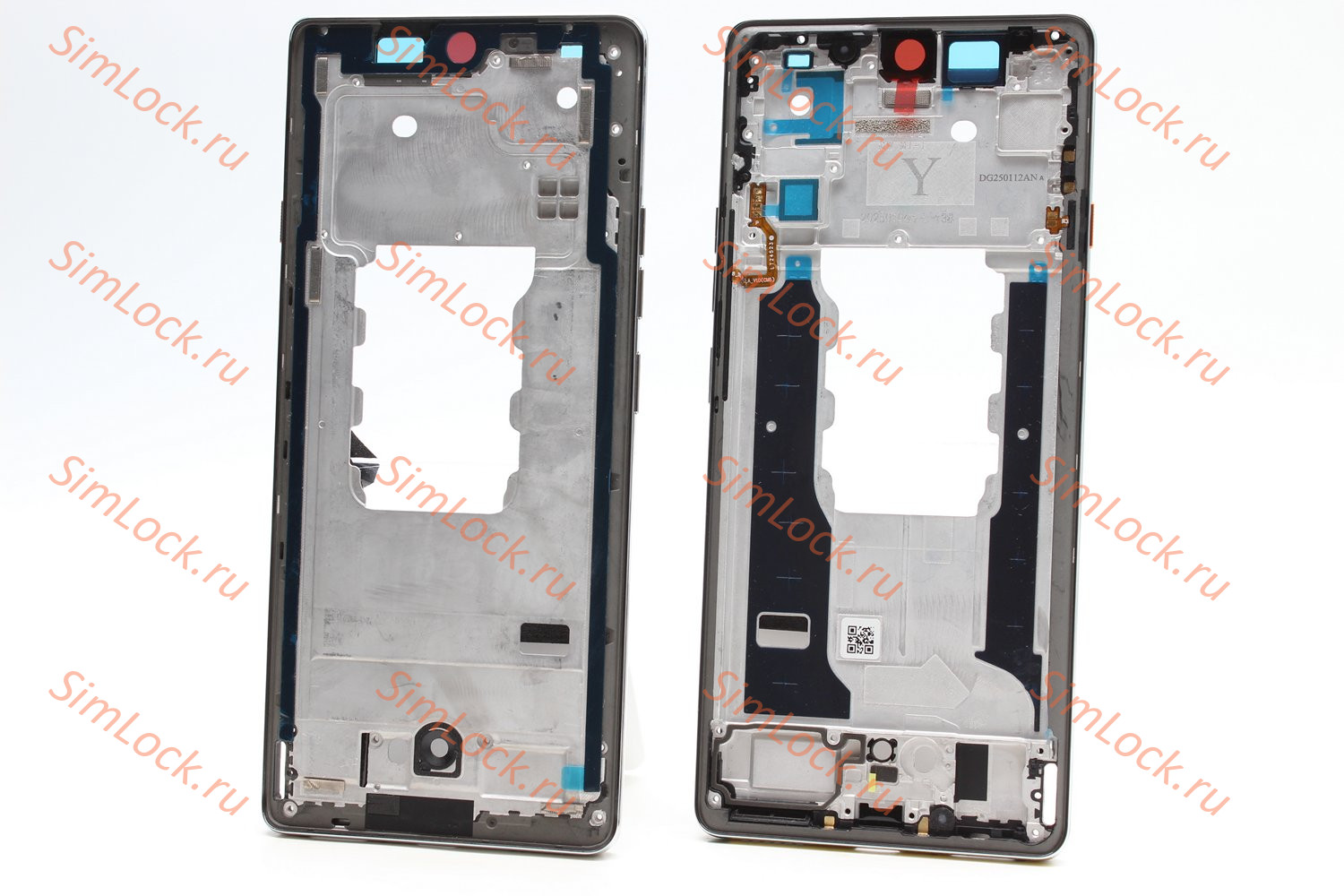 Рамка дисплея Tecno Camon 40 Pro 4G (CM6), белый (серебристый), К-1