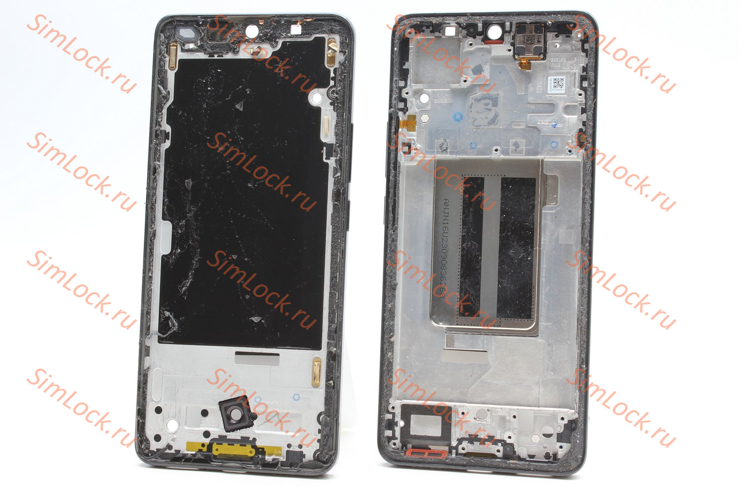 Рамка дисплея Xiaomi Redmi Note 13 Pro+ Plus 5G, черный, оригинал с разбора