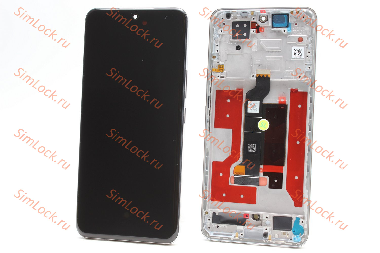 Дисплей Honor 200 (ELI-NX9), AMOLED матрица, в оригинальной серебристой рамке, К-1