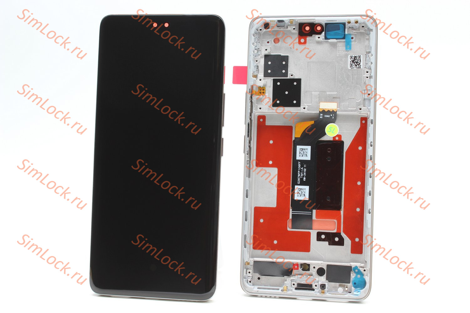 Дисплей Honor 200 Pro (ELP-NX9), AMOLED матрица, в оригинальной серебристой рамке,, К-1