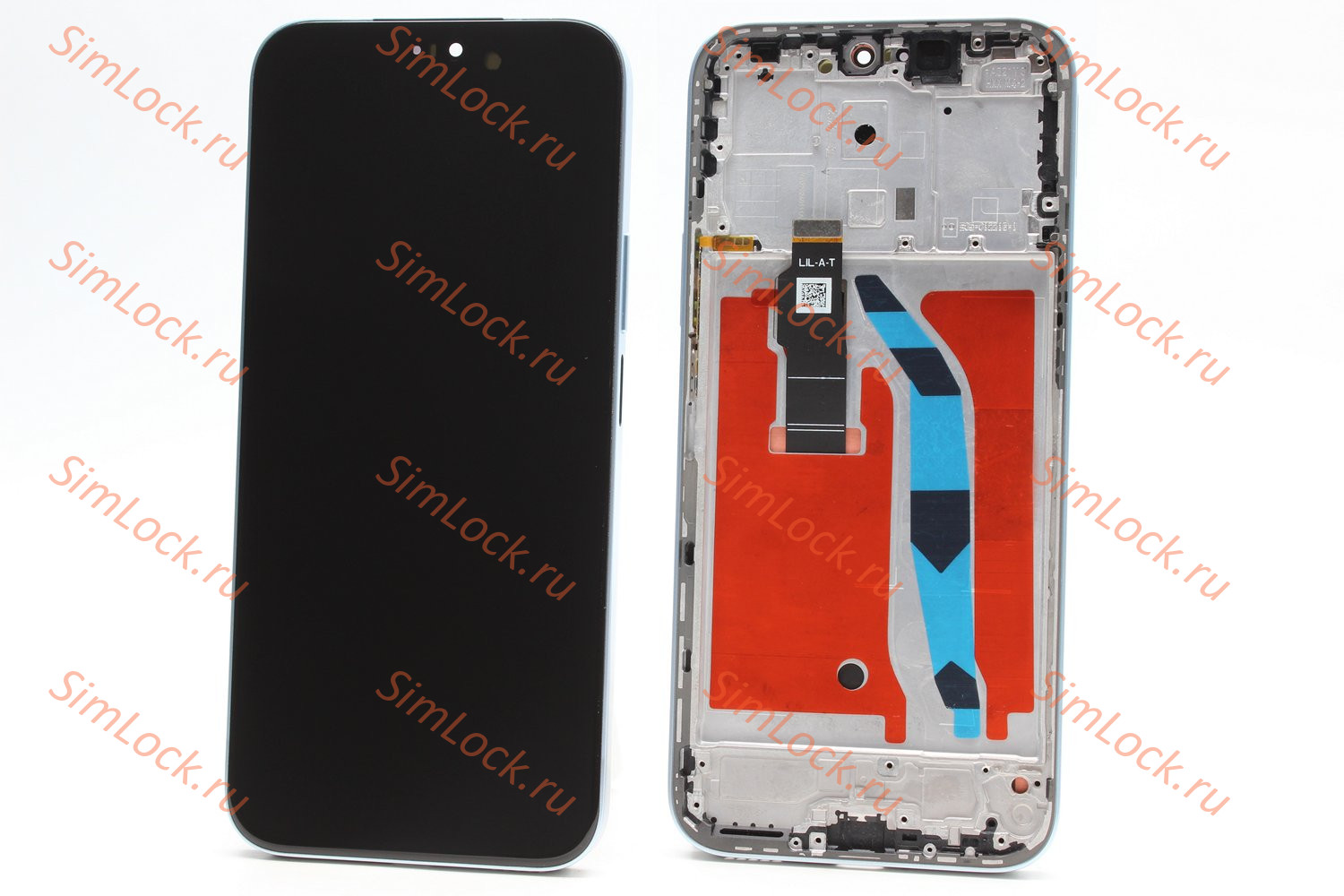 Дисплей Honor X8b (LLY-LX1), 200 Lite (LLY-NX1) OLED серебристой рамке, K-1