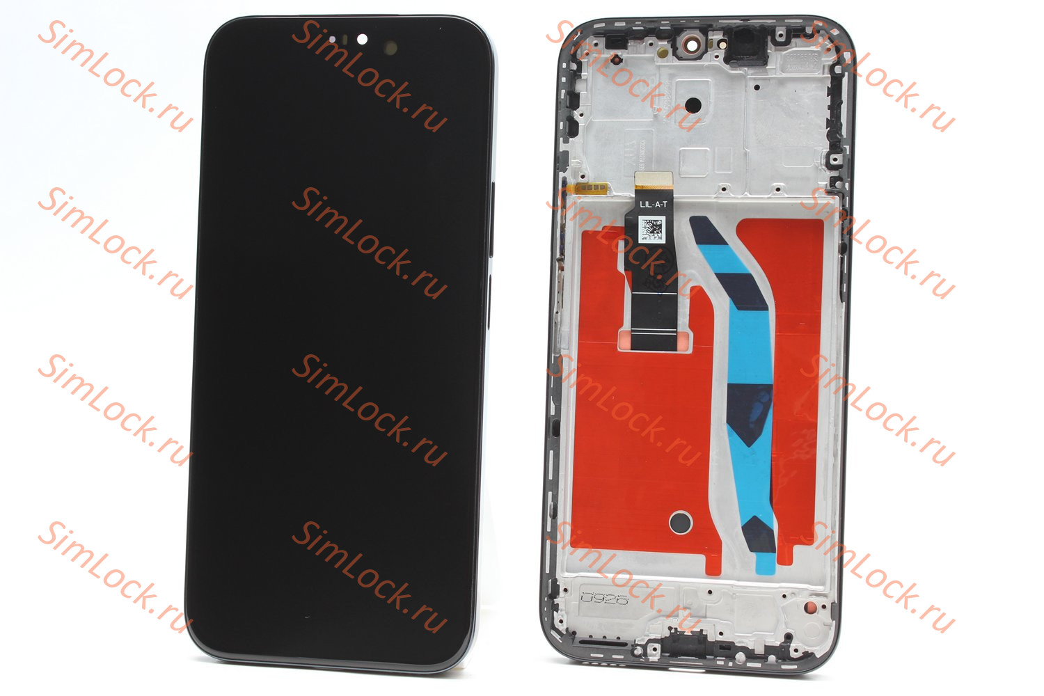 Дисплей Honor X8b (LLY-LX1), 200 Lite (LLY-NX1) OLED в черной рамке, K-1