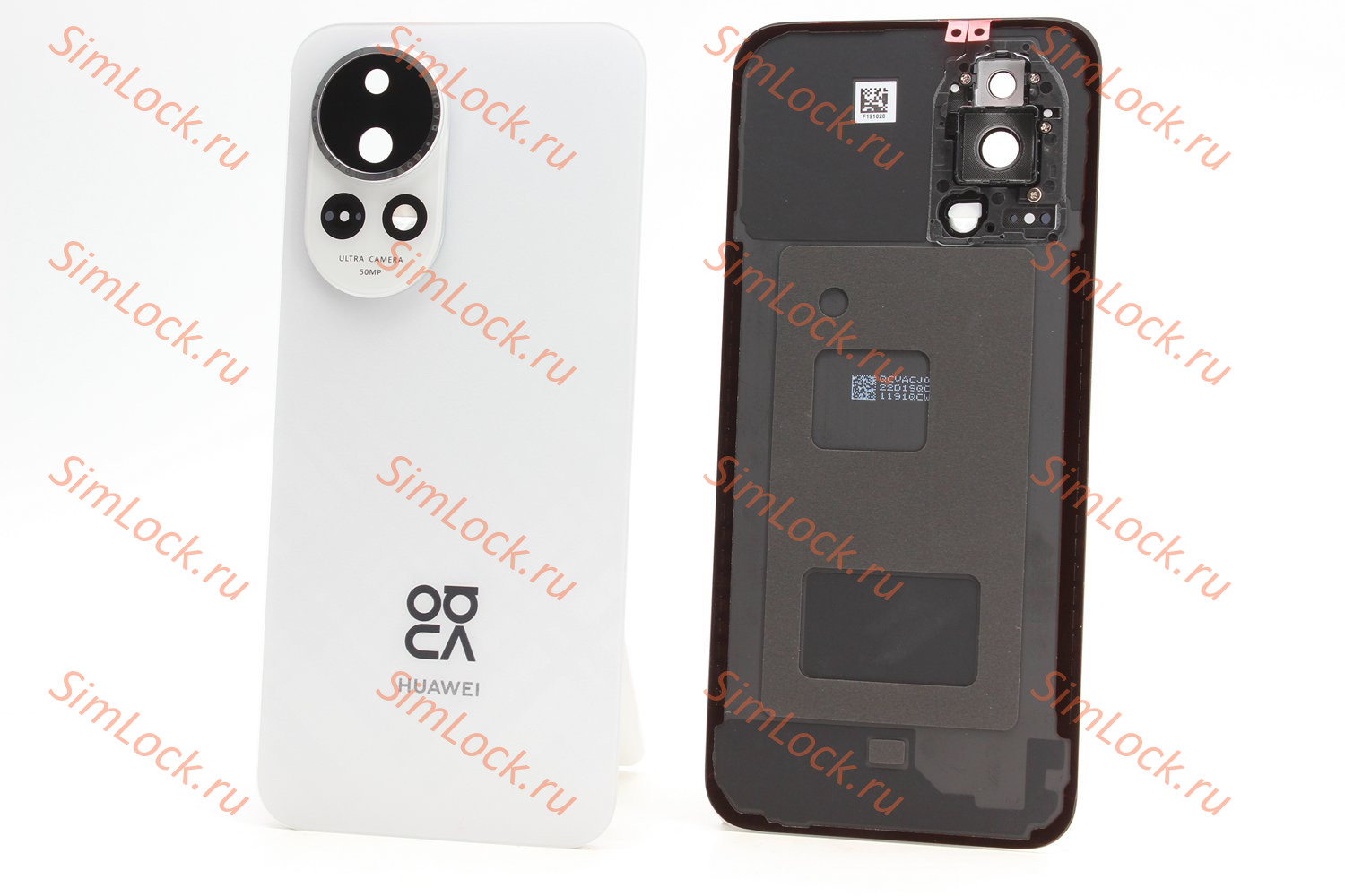 Задняя крышка Huawei Nova 13 (BLK-LX9), со стеклом камеры, белый, оригинал