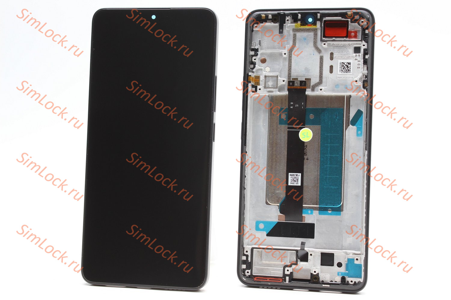 Дисплей Xiaomi Poco F6 (24069PC21G), в черной рамке, оригинал