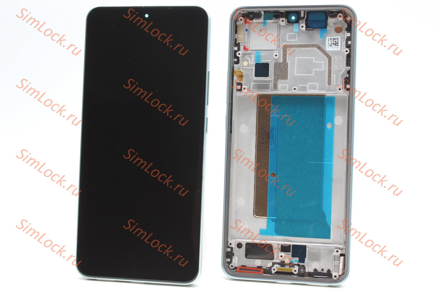 Дисплей Xiaomi 13T, 13T Pro, OLED в оригинальной зеленой рамке, К-1