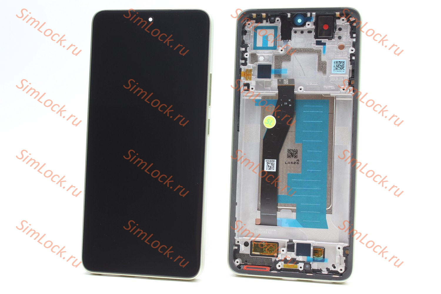 Дисплей Xiaomi 14T, 14T Pro, OLED в оригинальной зеленой рамке, К-1