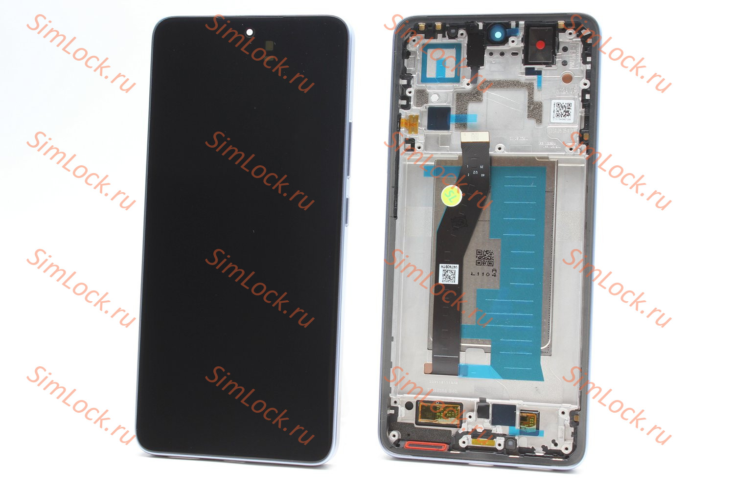 Дисплей Xiaomi 14T, 14T Pro, OLED в оригинальной голубой рамке, К-1