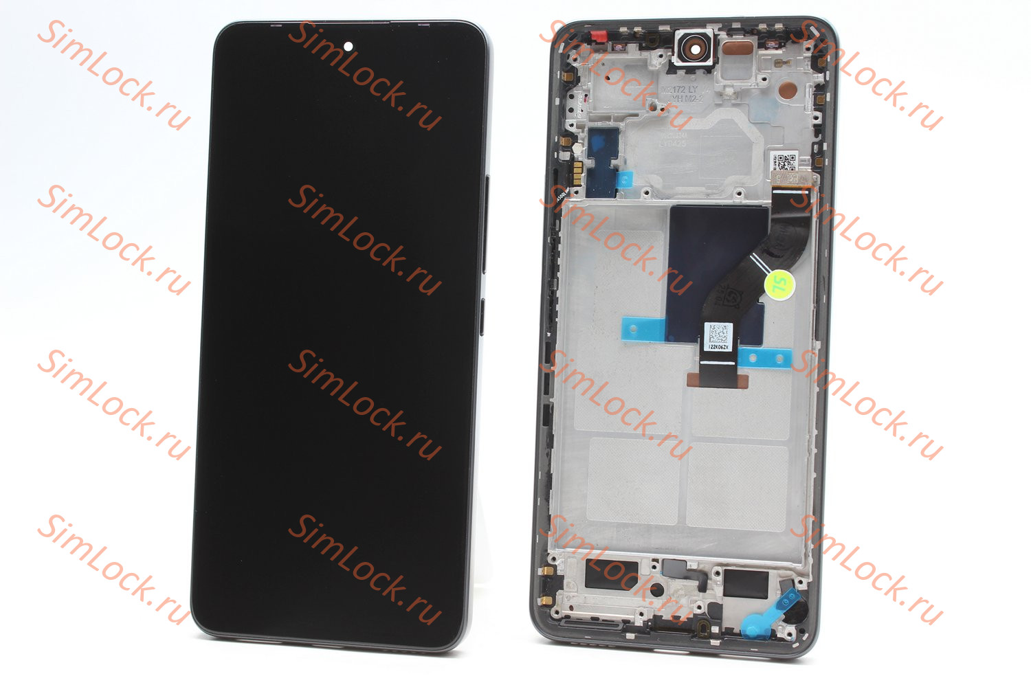 Дисплей Xiaomi 12 Lite, оригинальная OLED матрица, в черной рамке, K-1