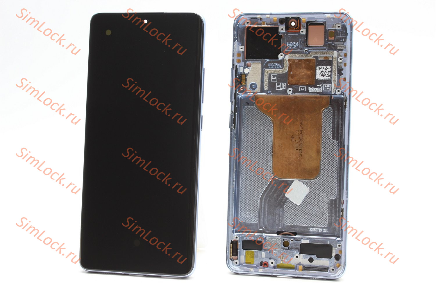 Дисплей Xiaomi 12, 12X, AMOLED, в синей рамке, K-1