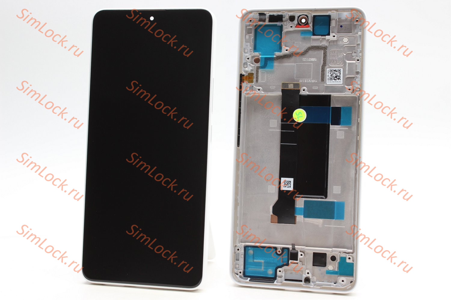 Дисплей Xiaomi Redmi Note 13 Pro 5G, Poco X6 5G, AMOLED в белой рамке, оригинал